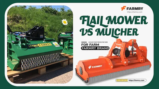 Flail Mower Vs Mulcher | Grass Grudge Match