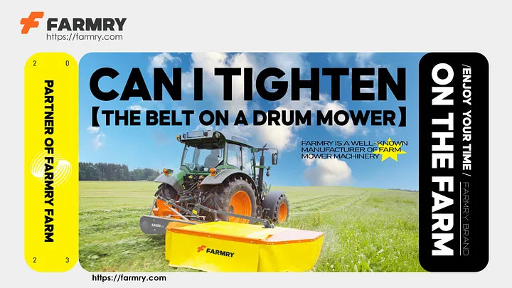 Can I Tighten the Belt on a Drum Mower: DIY Guide