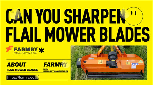 can you sharpen flail mower blade