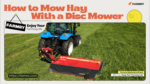 how to mow hay with a disc mower