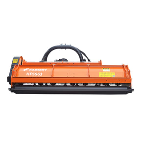 Farmry 63" Heavy Duty Verge 3-Point Offset Flail Ditch Bank Mower, 35-85 HP, rear attached - farmry