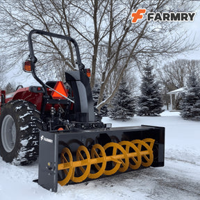 Farmry 84" 3-Point Hitch Snow Blower, PTO Snow Blower 25-90 HP - farmry