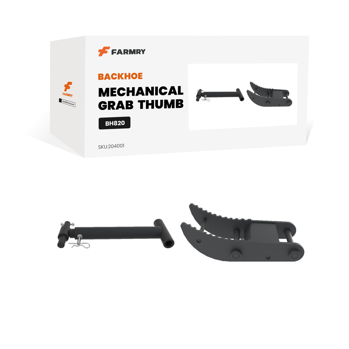 Mechanical Grab Thumb for Backhoe BH820