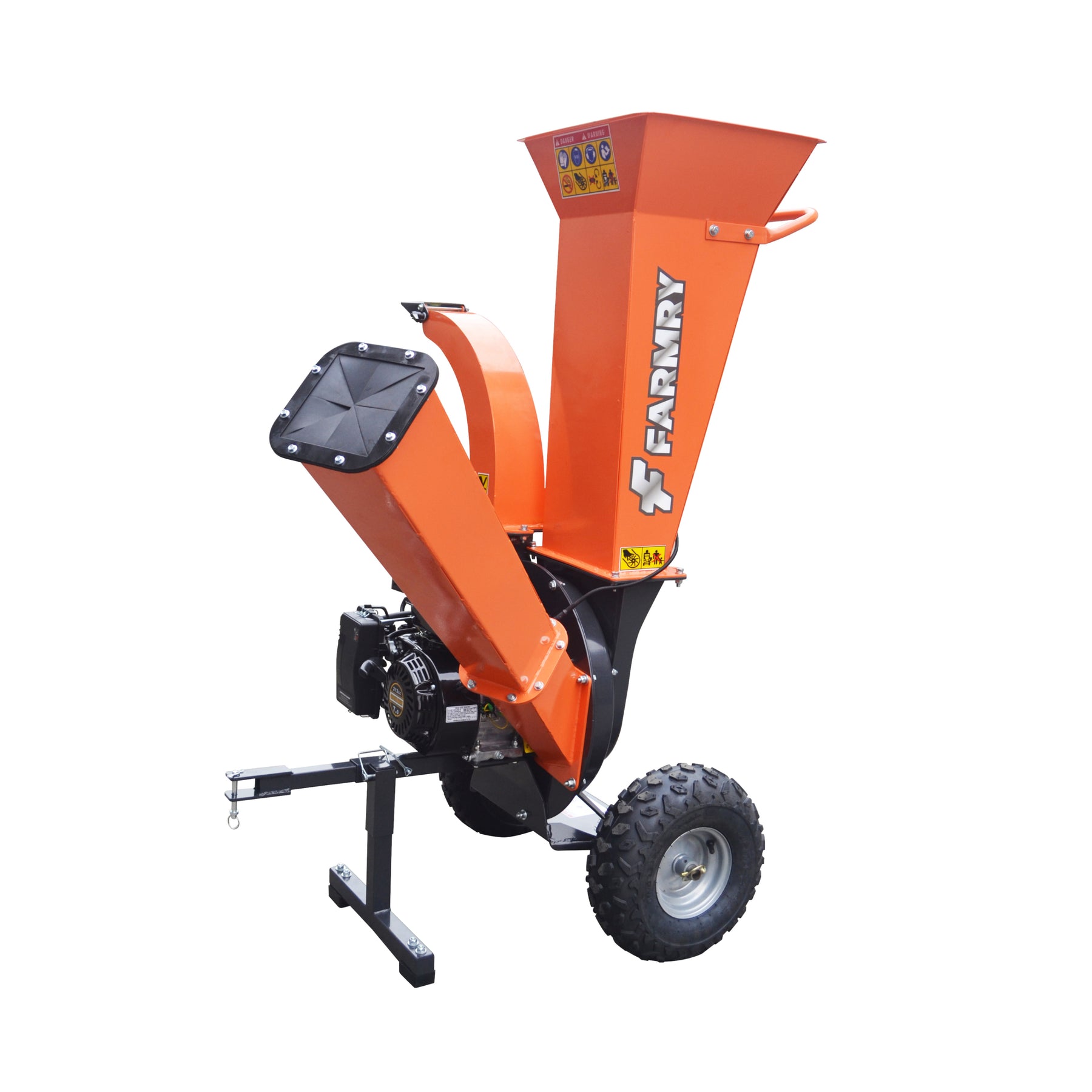 Farmry 2" Wood Chipper 7HP Gasoline Engine Powered GS65V - farmry