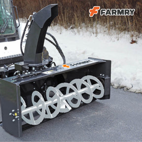 Farmry 84" cutting width Standard Flow Skidsteer Snow Blower 3 point - farmry