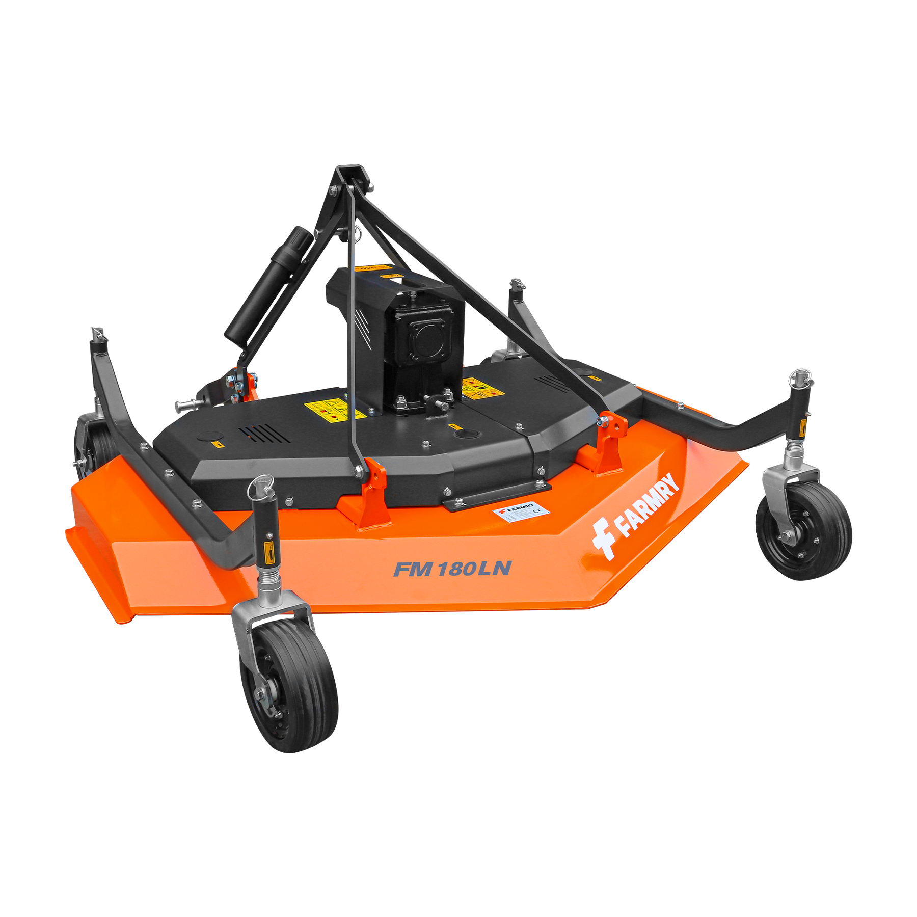 Farmry G.FM Finishing Mower| 71" Width | Rear-Mount, Adjustable Skids, & Stone Guard | 25-50 HP Tractors FM180LN