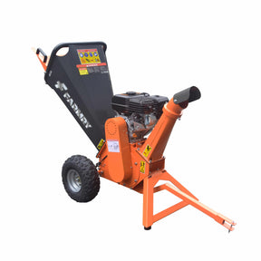 Farmry 6" Ducar/Rato 7 hp Gas Engine Powered Wood Chipper with Towbar , GS65H - farmry