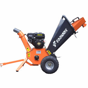 Farmry 6" Ducar/Rato 7 hp Gas Engine Powered Wood Chipper with Towbar , GS65H - farmry