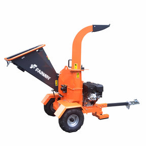 Farmry 7" Honda or B&S 13.5 hp Gas Engine Powered Wood Chipper with Towbar , GS150SH - farmry