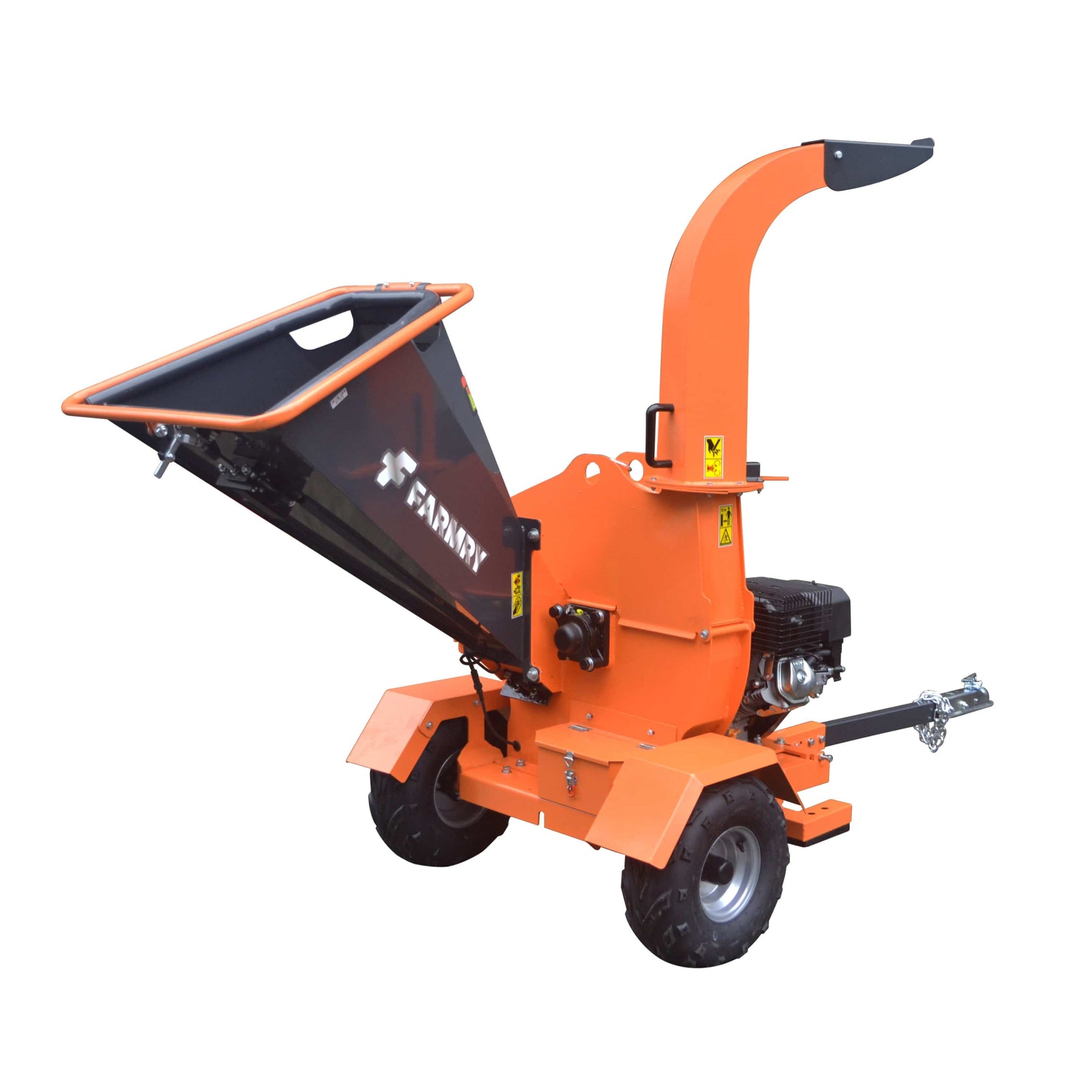 Farmry 7" Honda or B&S 13.5 hp Gas Engine Powered Wood Chipper with Towbar , GS150SH - farmry